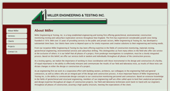 Desktop Screenshot of millerengandtesting.com