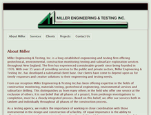 Tablet Screenshot of millerengandtesting.com